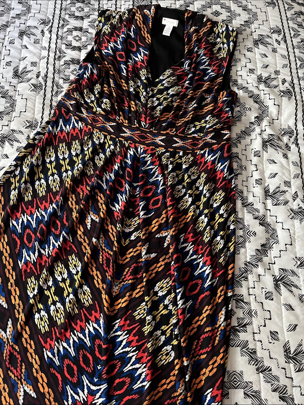 Chicos Maxi Dress Size 2